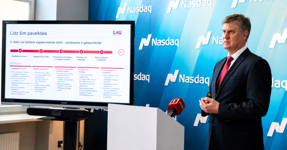 LAU Infra Grupa IPO ietvaros plāno piedāvāt vidēji 7% dividenžu ienesīgumu